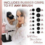 Makeup Brush Cleaner & Dryer | Instantly Wash & Dry Brushes in Seconds – Save Money & Increase the Longevity of Your Brushes | Makes Skin Healthier | Fits Any Brush